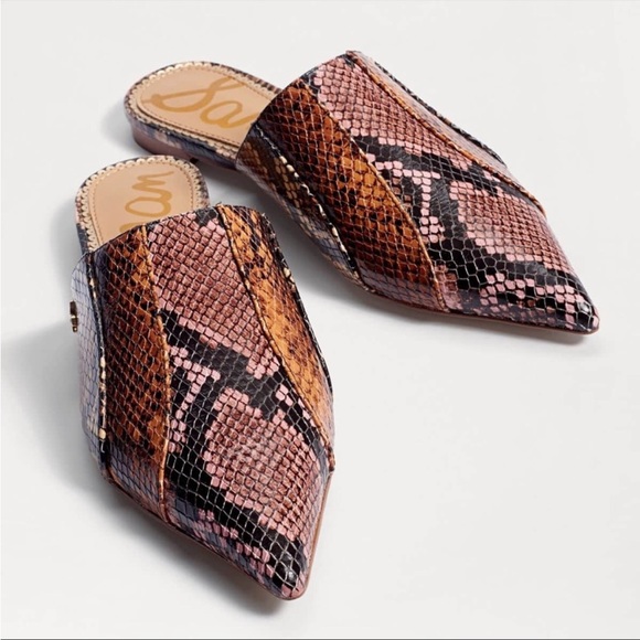 Sam Edelman Serena Snakeskin Slides - Picture 10 of 11